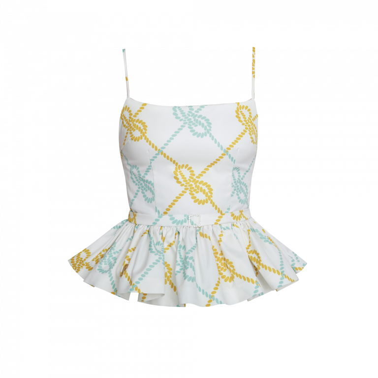 Camille Peplum Top