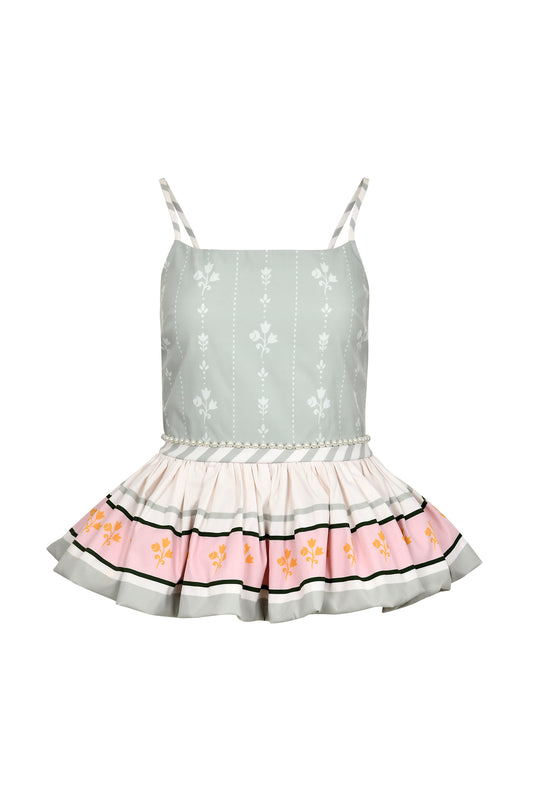 Camille Peplum Top